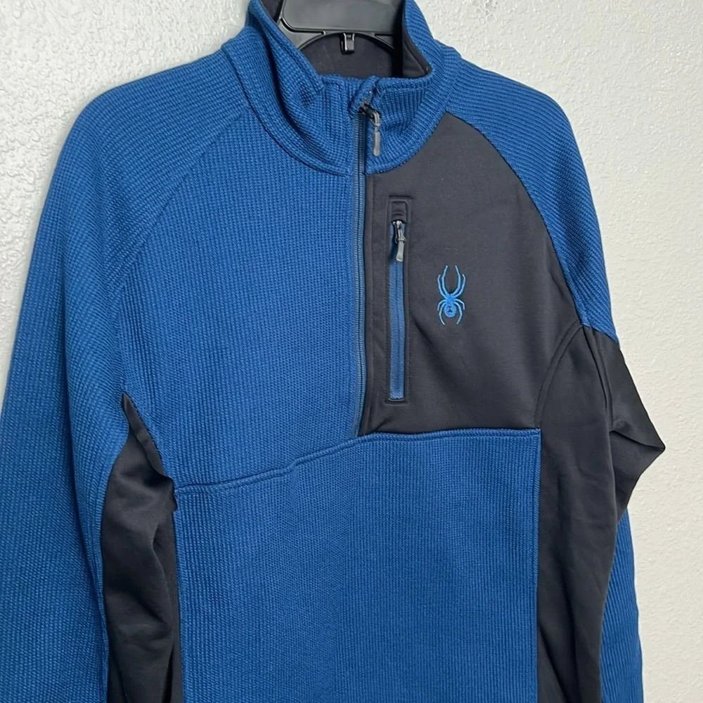 Spyder Half Zip Gait Knit Pullover Jacket Size Medium